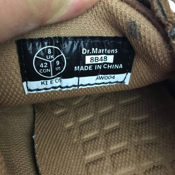 Dr. Martens Mens 9 Brown Casual Lace-Up Oxford Sneakers Shoes - Picture 11 of 12